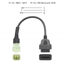 Переходник для мотоциклов KTM 6 pin на OBD2