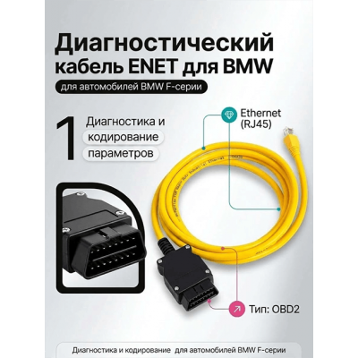 Марочный ПК-адаптер для диагностики BMW F-серии на дилерском уровне Марочный ПК-адаптер для диагностики BMW F-серии на дилерском уровне