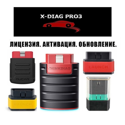 Активация программы XDIAG для сканеров LAUNCH, THINKDIAG, MUCAR